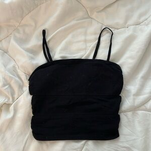NWT crop top with side cut outs